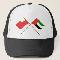 UAE e bandeiras cruzadas Abu Dhabi