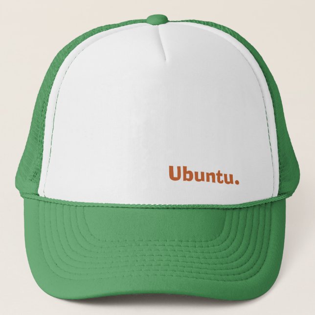 Boné Ubuntu. (Frente)