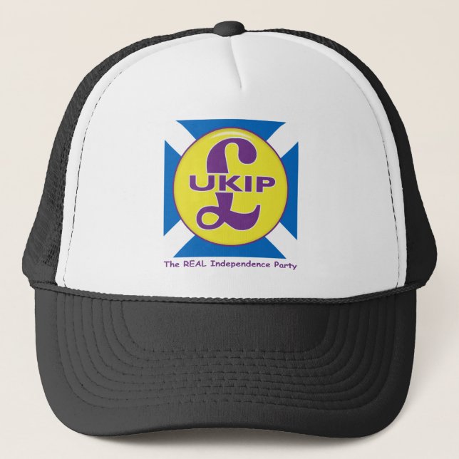 Boné UKIP Scotland o partido real da independência (Frente)