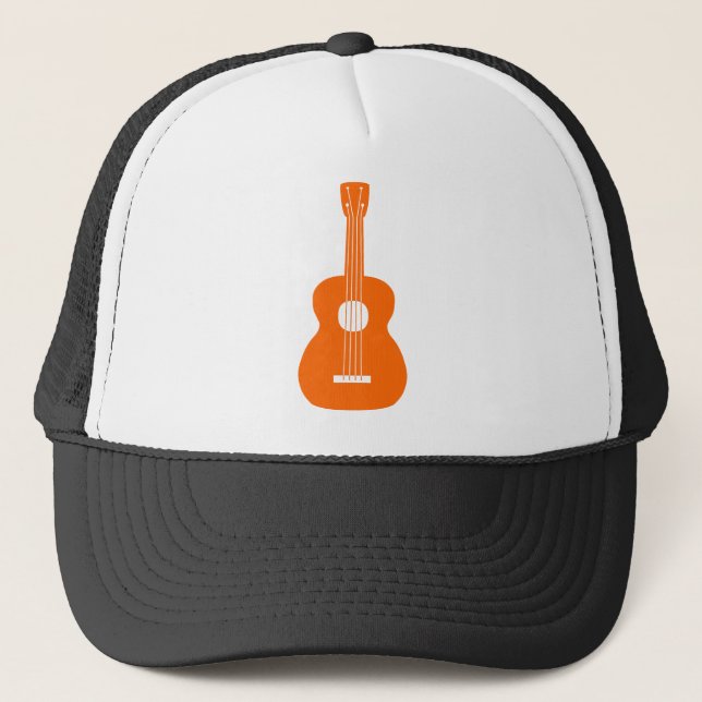 Boné Ukulele - Laranja (Frente)
