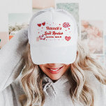 Boné Último Rodeo Cowgirl - Festa de solteira Hat<br><div class="desc">Esta é uma festa de solteira temática de uma vaqueira retrorreflectora que apresenta um design ocidental ranzinza. Edite a maioria dos textos e todas as cores para fazer esta última bachelorette rodeada pode resfriar o ajustado das suas necessidades de eventos e o seu estilo pessoal. Apenas selecione "editar usando a...</div>