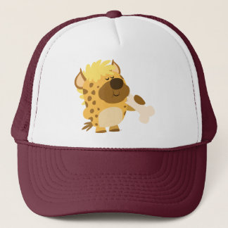 Boné Um desenho bonito detectou Hyena esmagando um chap