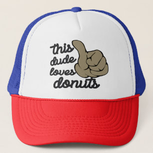 Boné Um Dia de os pais Engraçado, Este Pai Adora Rosqui