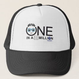 Boné Um em um logotipo de meio milhão - Trucker Hat