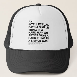 BONÉ UM INTELECTUAL DIZ UMA COISA SIMPLES EM UMA