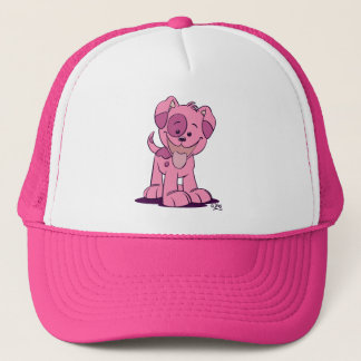 Boné Um pequeno chapéu de camionete rosa
