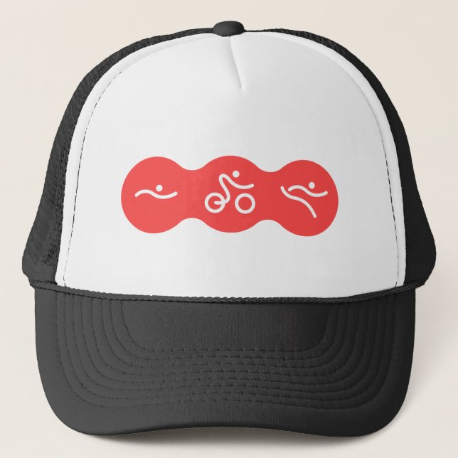 Boné Um presente Triathlon excelente para seu amigo ou  (Frente)