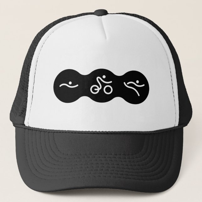 Boné Um presente Triathlon excelente para seu amigo ou  (Frente)