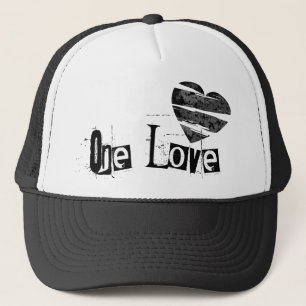 Boné Um preto do coração do amor