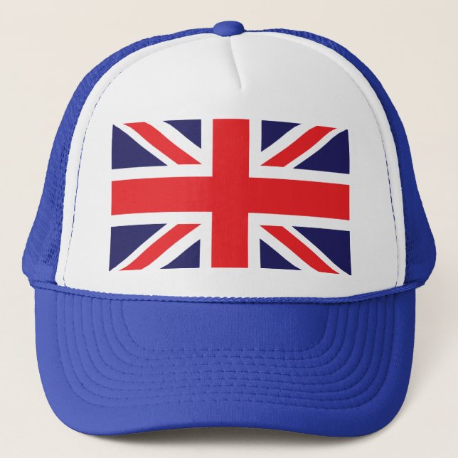 Boné Uma bandeira do Union Jack. (Frente)
