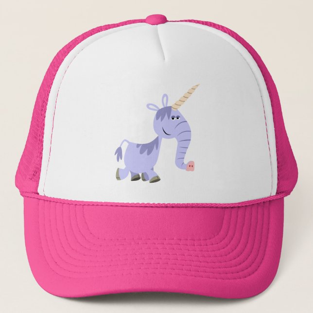 Boné Uma Bela Cartoon Incomum Unicorn Hat (Frente)