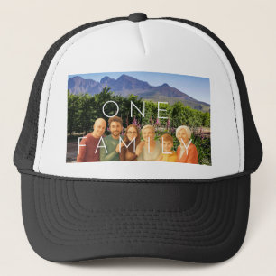 Boné Uma Família Retro Vintage Paisagem Montanhosa High