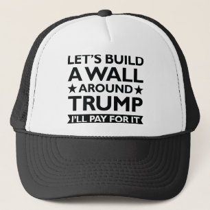 Boné Uma Parede À Volta De Trump