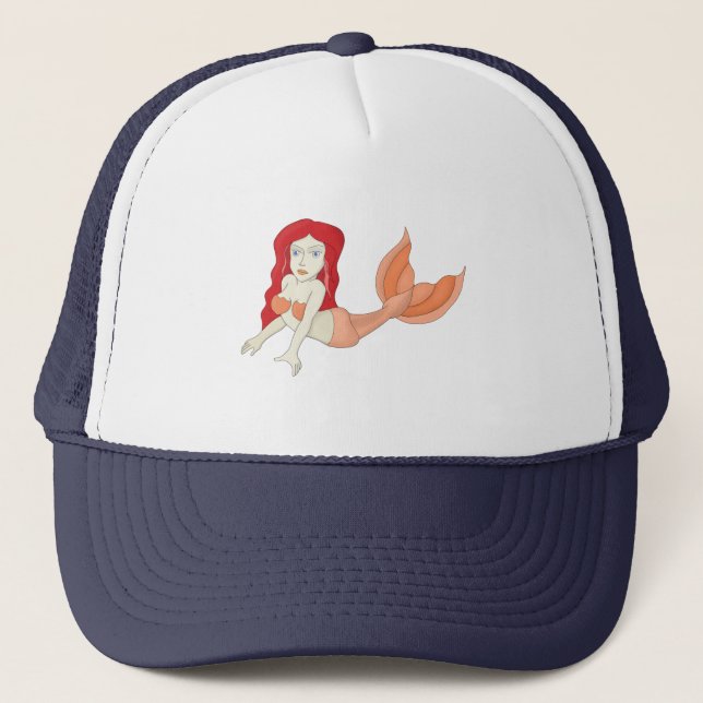 Boné Uma Sereia Ruiva (Frente)