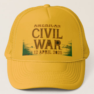 Boné Uma tipografia de vintage com chapéus de guerra ci