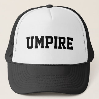 Boné Umpire hat para a supervisão oficial das equipes d