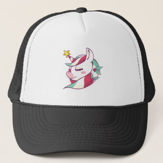 Boné Unicórnio de Natal