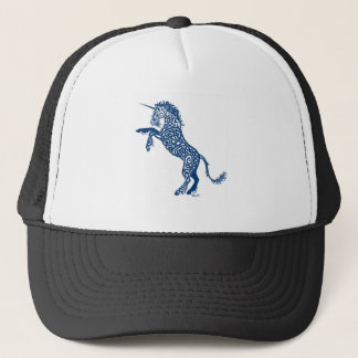 Boné Unicórnio do azul de Knotwork