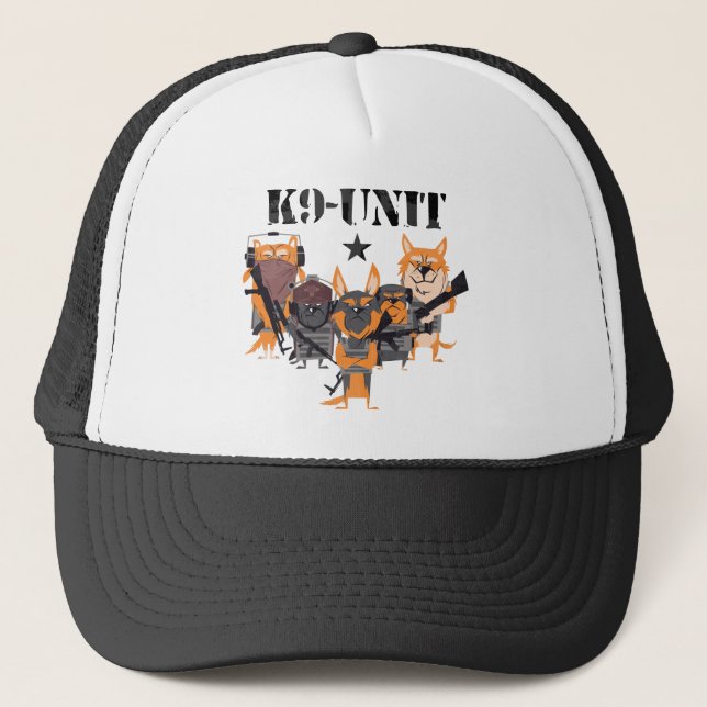 Boné Unidade de Cães Policiais K9 (Frente)