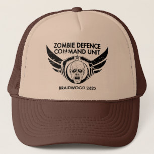 BONÉ UNIDADE DO COMANDO DA DEFESA DO ZOMBI - 2622