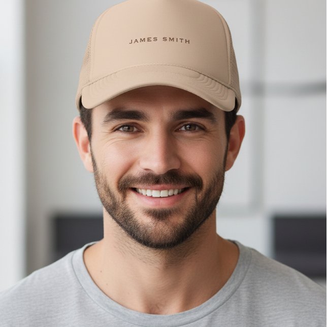 Boné  Unisex Cap Customizable with Name or Phrase (Criador carregado)