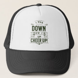 BONÉ UNISEX NOW I'M UP CHEER UP TRUCKER HAT 