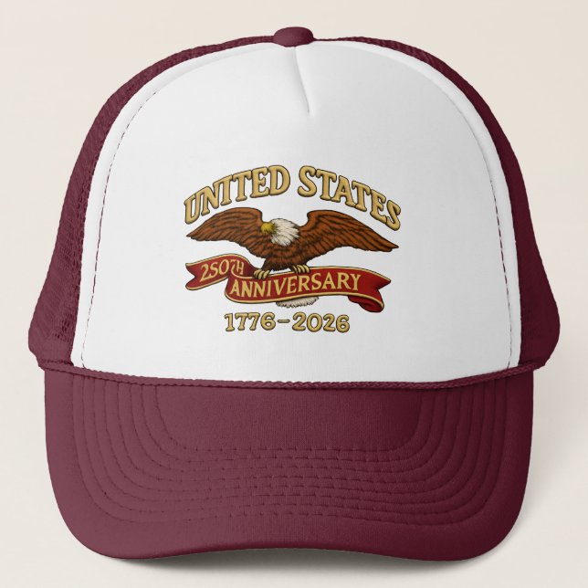 Boné United States 250th Anniversary Dad Cap 1776–2026 (Frente)
