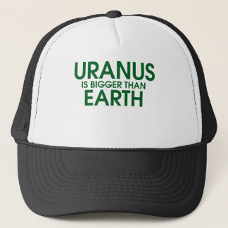 Boné Uranus é mais grande do que a terra
