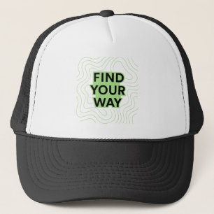 Boné Urbana Topo Mapa Neon Na moda Trucker Hat