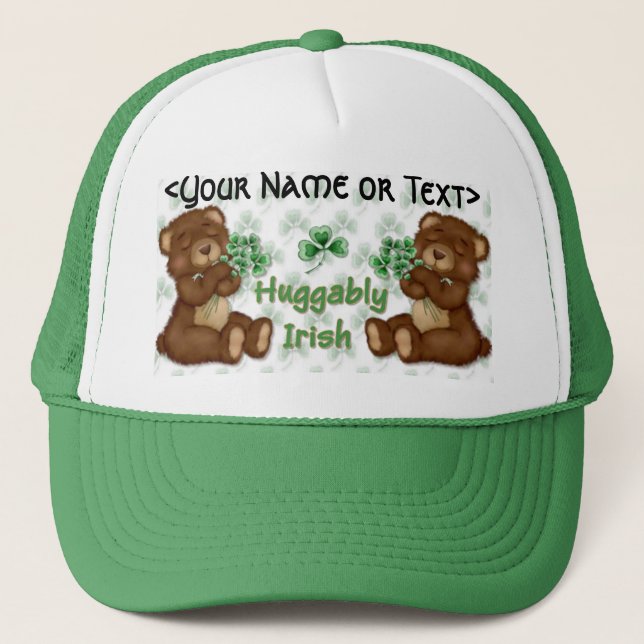 Boné Ursinho de Shamrock irlandês (Frente)