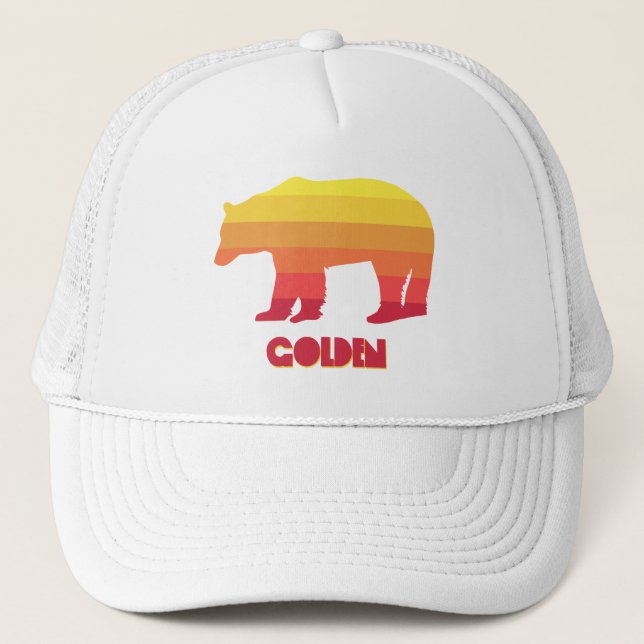 Boné Urso Arco-Íris Golden Colorado (Frente)