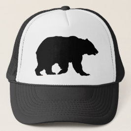 Boné Urso Chapéu Silhueta de Urso Pardo