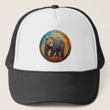 Urso Cinzento Arte Espiritual da Vida Selvagem Est