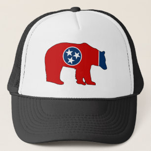 Boné Urso da Bandeira do Tennessee