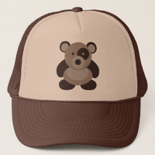 Boné Urso de panda de Brown