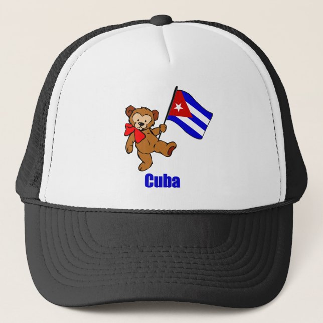 Boné Urso de ursinho de Cuba (Frente)