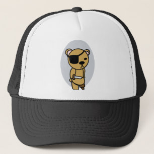 Boné Urso de ursinho do pirata