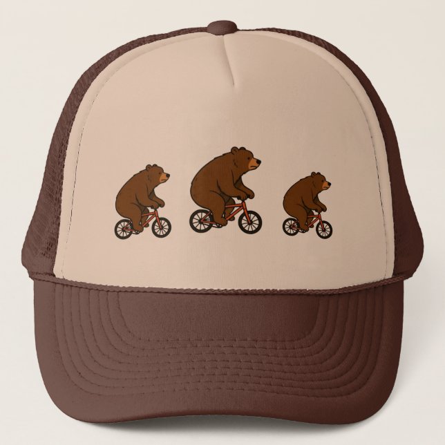 Boné Urso em uma Bicicleta – Vibrações de uma Cavalgada (Frente)