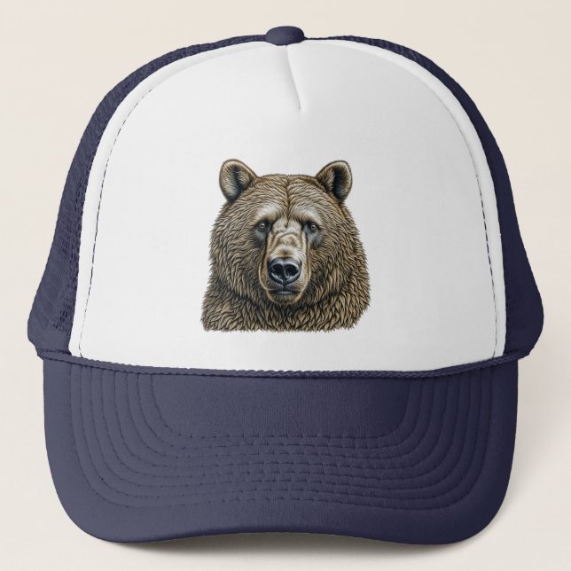 Boné Urso Marrom Grande  (Frente)