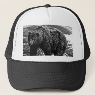 Boné Urso pardo vintage EUA Alasca