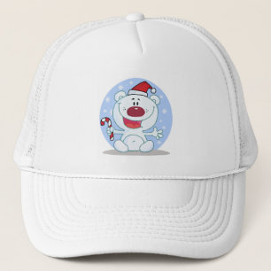 Boné Urso Polar Com Camisetas De Feriado De Canas De Ca