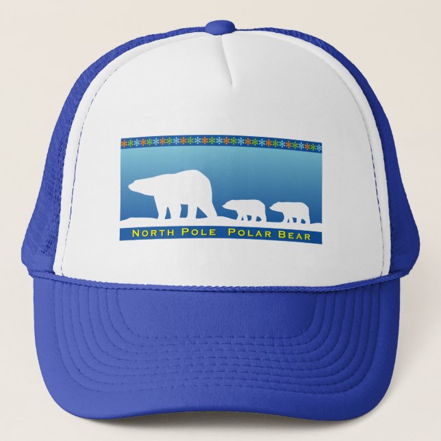 Boné Urso Polar no Gelo (Frente)