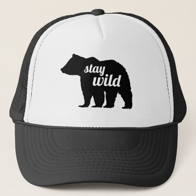 Boné Urso Silhueta Selvagem (Frente)