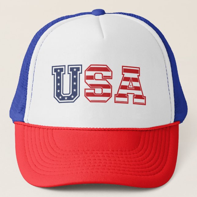 Boné USA Happy 4 De Julho T-Shirt (Frente)
