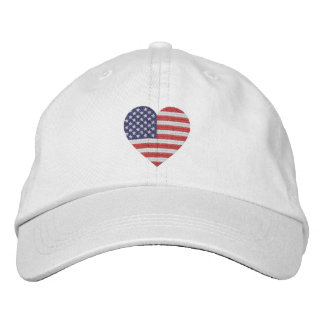 Boné USA Love Heart Flag