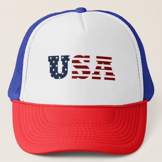 Boné USA Trucker Hat (Frente)