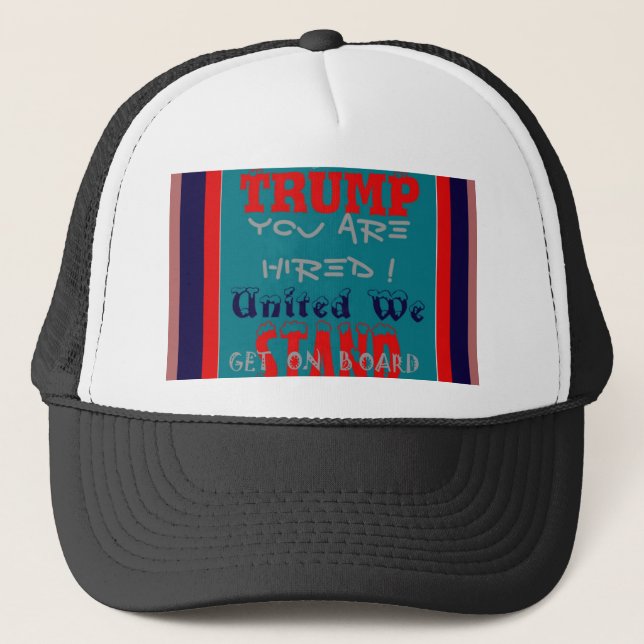 Boné USA Trump Você Está Cansado! United We Stand Art I (Frente)