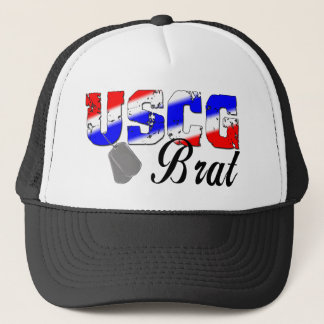 Boné USCG Brat - Vermelho, Branco e Azul