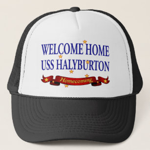 Boné USS Home bem-vindo Halyburton