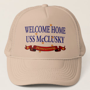 Boné USS Home bem-vindo McClusky